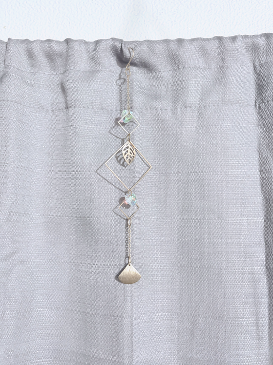 Golden Leaf Prism Suncatcher 🍃