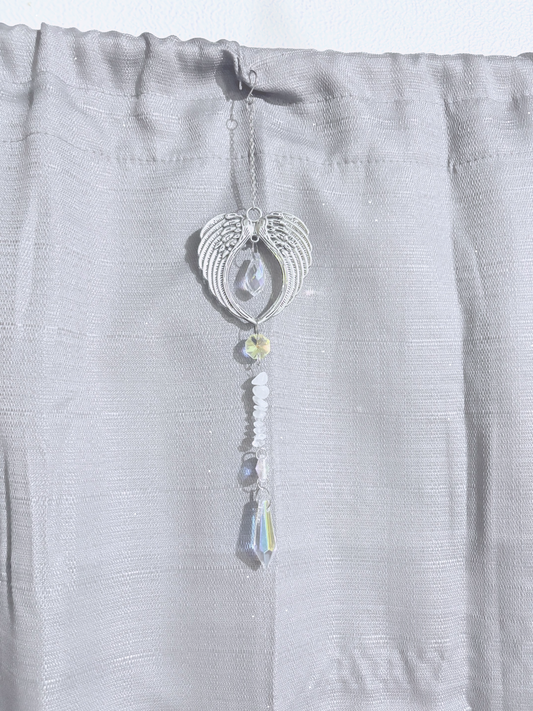 Angel Wing Prism Suncatcher 👼